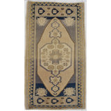 Vintage One-of-a-Kind Rectangle 1'11" X 3'5" Hand Knotted Area Rug