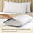 Luxclub 4 PC White Queen Silky Soft Cooling Extra Deep Pocket Performance Sheet Set-123418267-134223516
