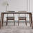 Modern generous rectangular dining table and chair-102024968