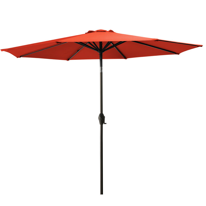 Parasol de marché de 132 po Haque, Orangé