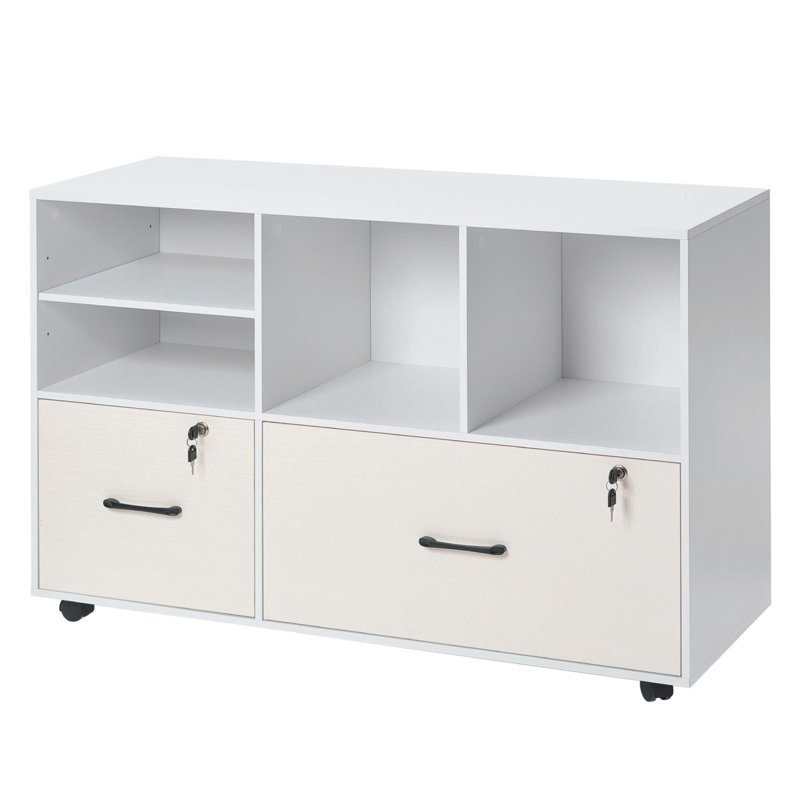 Classeur en bois 2 tiroirs