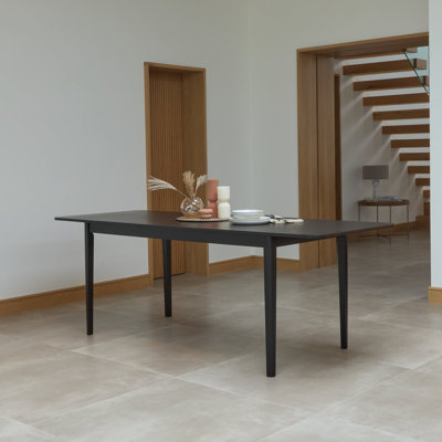 Extendable Solid Wood Base Dining Table