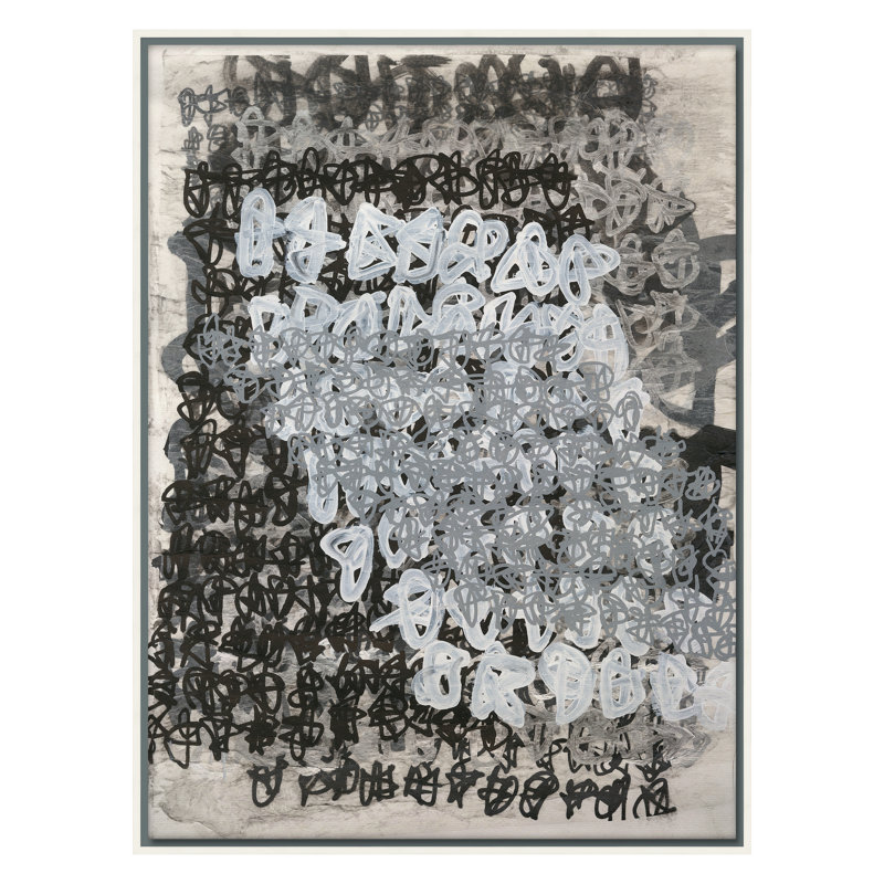Proposition 15 Print by McFarlane, Tim, White Floater Framed, 40'' H x 30'' W