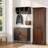 Wall Shelf With Hooks And Cubbies, Entryway Coat Rack Organizer For Coats, Bags, And Accessories, Durable Modern Design