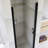 30"W X 72" H Pivot Semi-Frameless Shower Door in Matte Black Finish-112343071