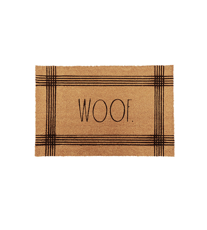 Tapis d'extérieur Dayleon, L 24 po x L 36 po, Brun