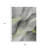 3' X 5' Artichoke Green Gray And Silver Abstract Washable Indoor Outdoor Area Rug