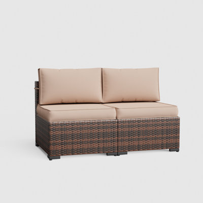 Flarrie 2-Person Patio Seating Group with Cushions