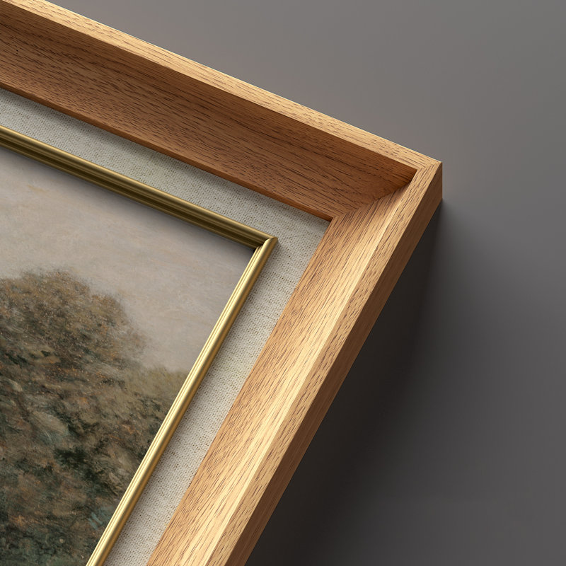 Ensemble de 2 œuvres d'art encadrées de qualité supérieure sur toile de qualité supérieure avec cadre de 26 po x 36 po