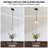 Cataleya Modern 1 - Light Pendant Lamp Shade Natural Marble Pendant Chandelier with Texture-1222088084