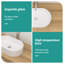 Lavabo vasque en céramique blanche 19,18 x 12,4 pouces - Modern