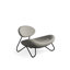 Meadow Lounge Chair, Black Painted Steel Frame-501329462-501329456