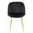 Terrance 18.5" Velvet Upholstered Parson Chairs with Pattern Seat Back-1076637483