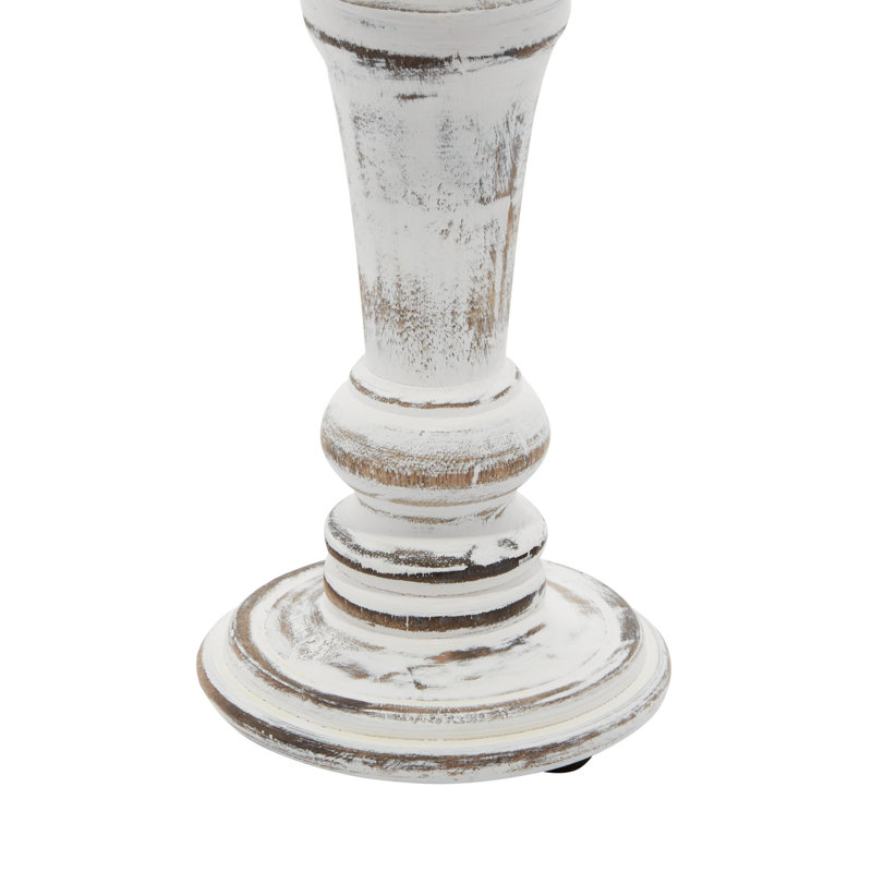 Ensemble de chandelles de table en bois