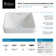 Elavo Ceramic Square Drop-In Bathroom Sink with Overflow