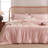 Pink Blue Gingham Comforter Set Modern Style Pink Plaid Comforter Set 100% Washed Microfiber Boho Comforter Farmhouse Gingham Plaid Bedding Set-116092564-116092566