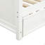 Lit de jour simple en bois avec lit gigogne simple