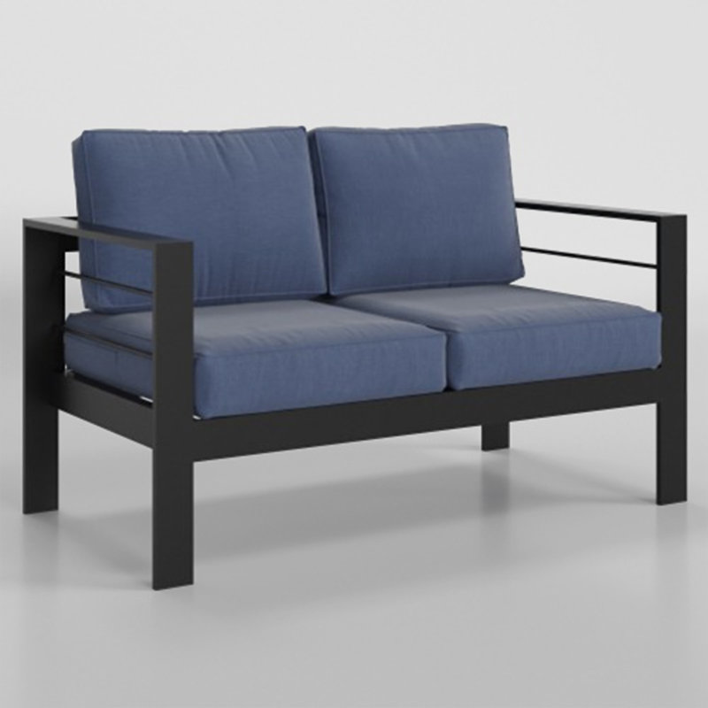 Aluminum Outdoor Patio sofas, Blue