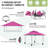 Pop Up Canopies 13 Ft. W x 13 Ft. D Steel Outdoor Straight Leg Canopy-96334591