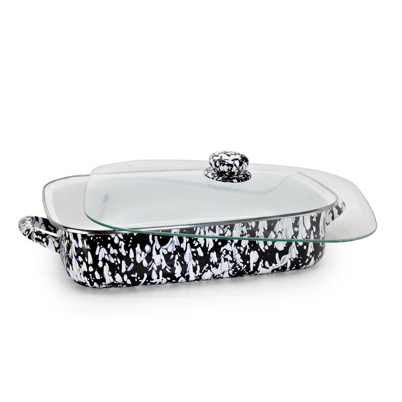 Rectangle Enamelware Casserole