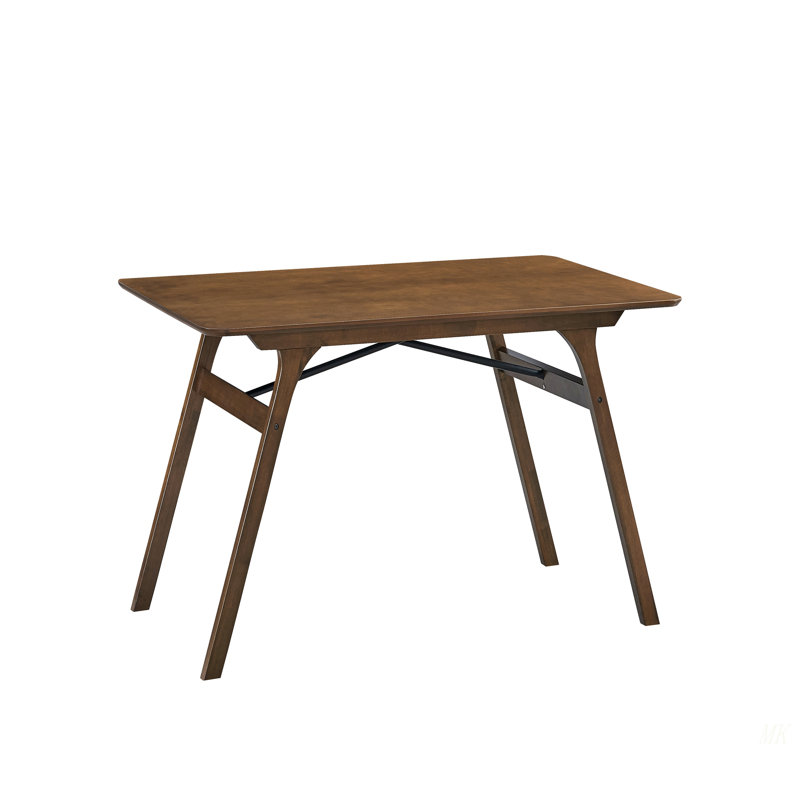 Kaela Walnut Finish Dining Table, Walnut, 30.05"H x 58.95"L x 34.95"W