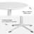 Round Metal Base Dining Table-95377415
