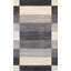 Hand Woven Cotton and Wool Striped Area Rug
