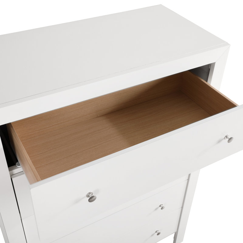 Commode, commode de chambre à coucher, commode moderne, Blanc