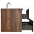 McKay 36" Wall-Mounted Bathroom Vanity with Ceramic Sink & Soft-Close Drawers-122359558