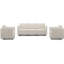 Ensemble de canapé modulaire en chenille avec siège de rangement 3 pièces Aurora-1606944208