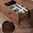 Brown Solid Wood Accent Cabinet