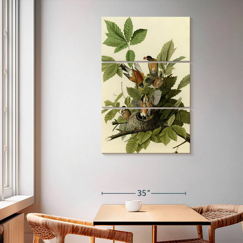 American Robin, 65" H x 42" W