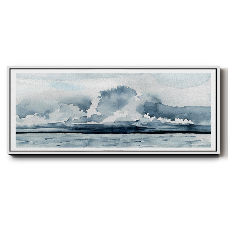 Passing Rain Storm II- Framed Canvas