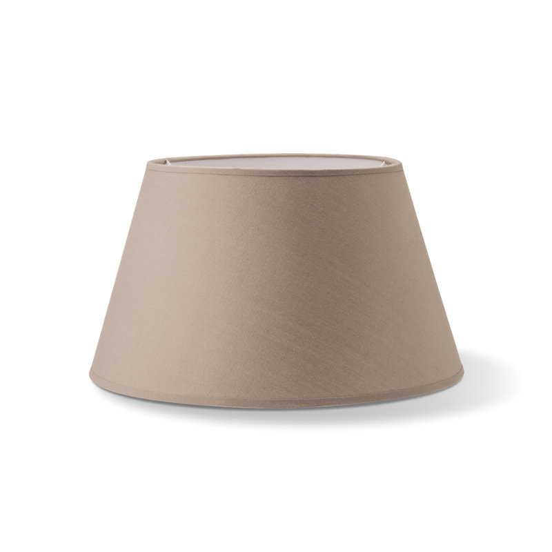17cm H Cotton Drum Lamp Shade ( Screw On ), Funghi