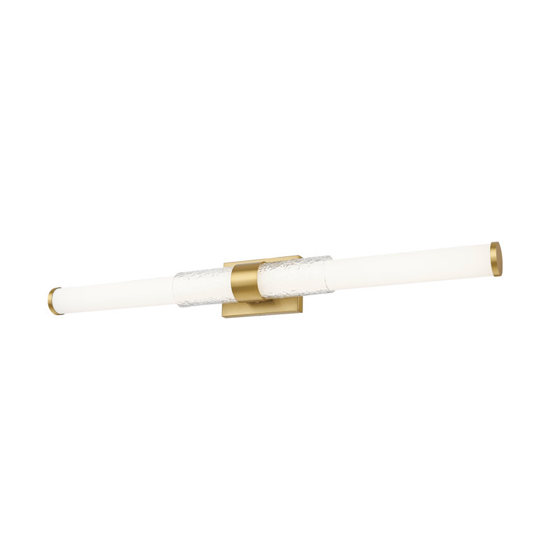 Meuble-lavabo 1 lumière Atchley, Doré, H 4,75 po x l 40 po x P 4 po