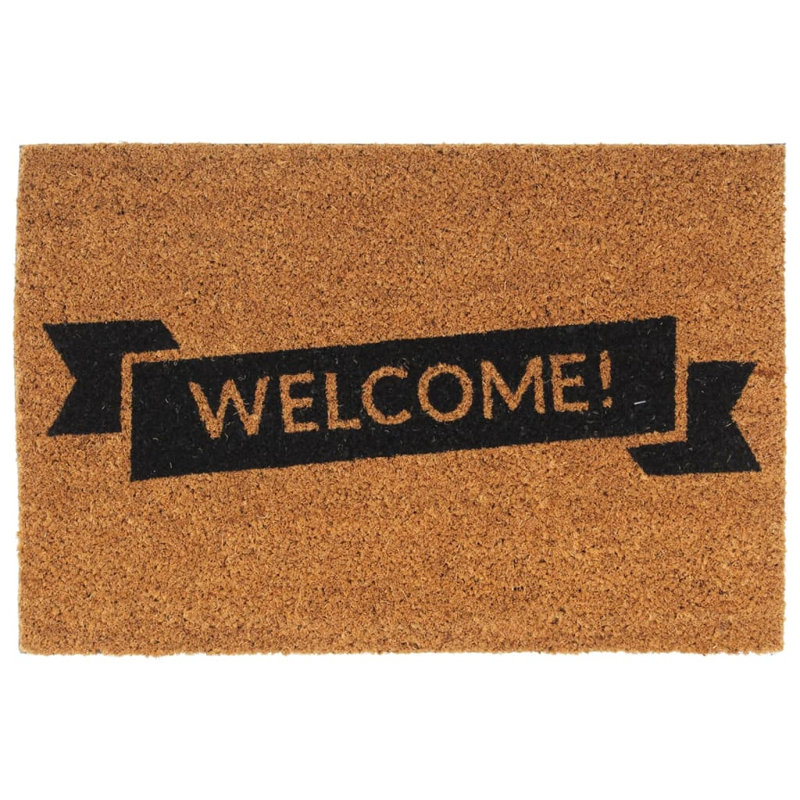 Nigell Non-Slip No Pattern Doormat, 40cm W x 60cm L