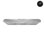 Streamline 36 In. T-10351-1-DL Olbia Ductless Undermount 80 CFM Range Hood In Brushed Stainless Steel With Mesh Filters, Push Button Control, LED Light