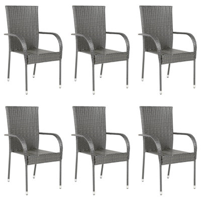 Alirra Stacking Patio Dining Armchair
