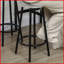 Ensemble de tables basses HOMcom 5 pièces avec 4 tabourets, style industriel gris rustique, structure en métal robuste