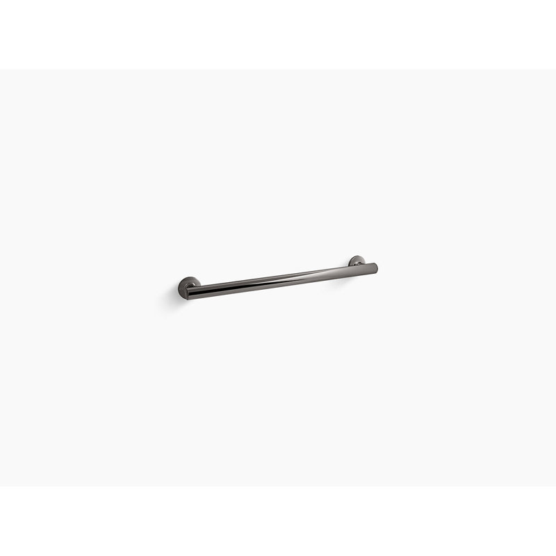 Purist Grab Bar, 12"W, Polished Stainless