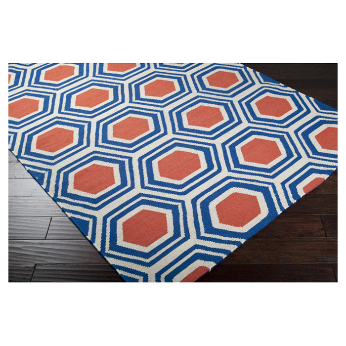 Larksville Wool Geometric Indoor Rug