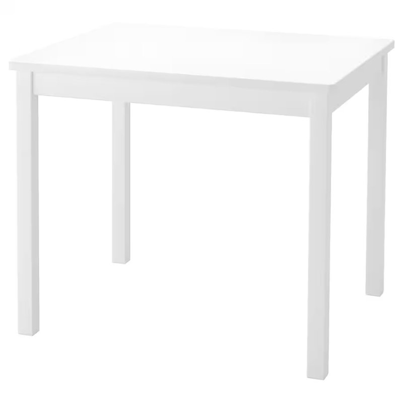 Ebern Designs Durable Children's Table for Creative Play, Puzzles and Games, White