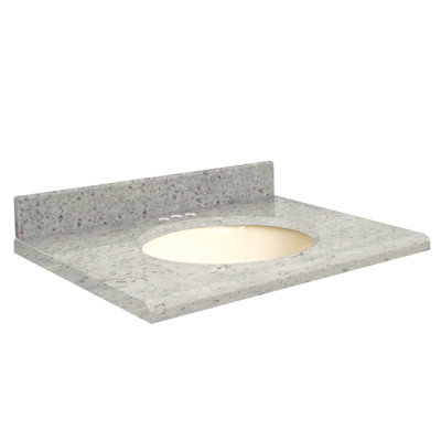 Dessus de salle de bain simple 31 po meuble-lavabo