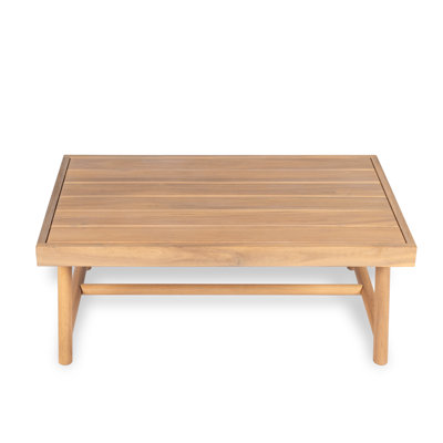 Table basse de patio en bois d'acacia