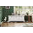 Classic Storage Bench With Cushioned Seat And Three Drawers For Entryway And Living Room-102702251