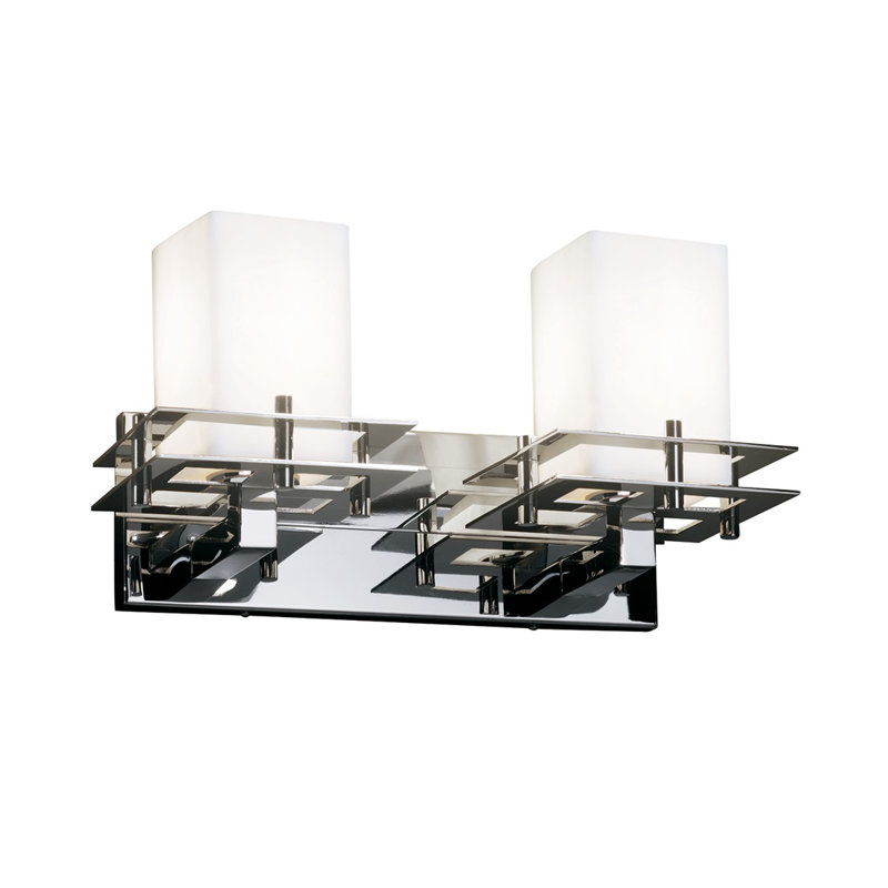 Woehler 2 - Light Vanity Light, Polished Chrome, Frosted Opal