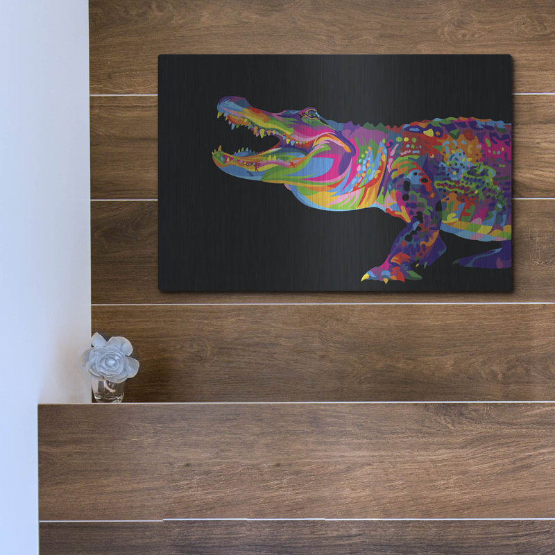 "Alligator" par Bob Weer, H 12 po x l 16 po