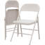 Metal Folding Chairs, All-Steel Portable Foldable Chairs for Home Office Events, Stackable, Black-1628824943