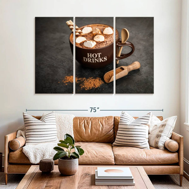 Yarlin Hot Cocoa, 42" H x 65" W