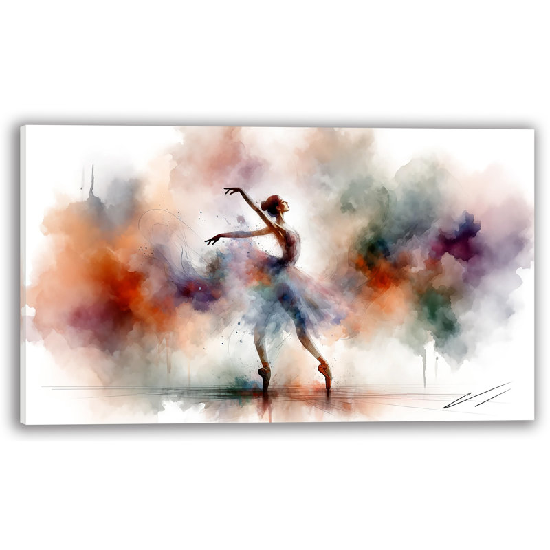 Whirlwind Dance - No Frame Print on Canvas, 24" H x 36" W x 1.5" D